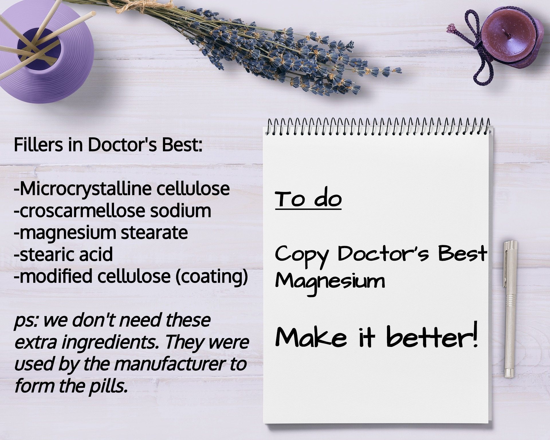 Copycat Capsule Recipe – Doctor’s Best Magnesium 100mg - Cheap DIY